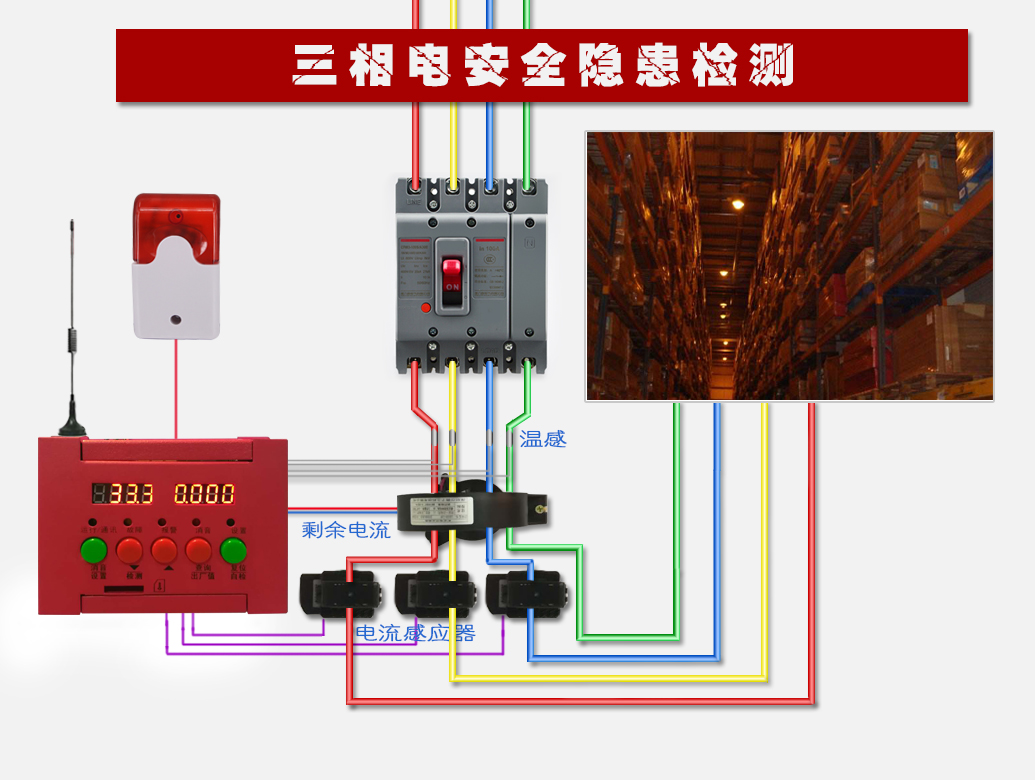 三相四线智慧用电客户端接线图